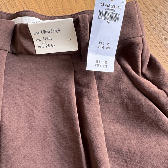Abercrombie & Fitch Brown Tapered Trousers- NWT - Picture 5 of 5